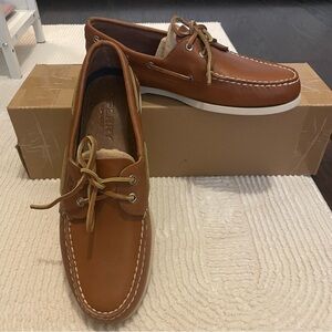 Sperry Men's Tan Leather Boat Shoes